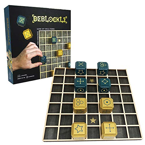 Product Cover Deblockle Strategy Board Game | 2 Player Table Game, Room Décor, for Chess Players & Strategy Gamers