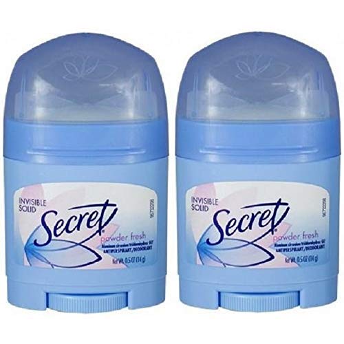 Product Cover SECRET Powder Fresh Invisible Solid Deodorant Travel Size, 0.5 Oz (Pack of 2)