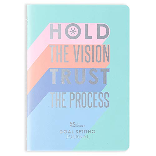 Product Cover Erin Condren Designer Petite Planner - Goal Setting Journal with Illustrative, Functional, Cute Sticker Pack That Includes Inspirational Quotes for Customization