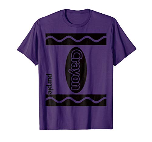 Product Cover Purple Crayon Box Halloween Costume Couple Group T-Shirt