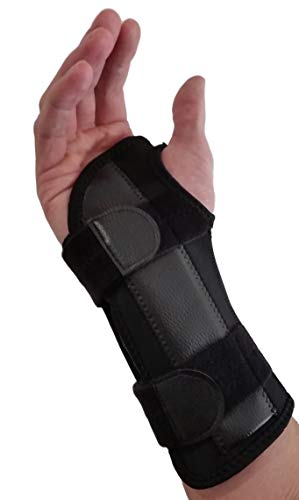 Product Cover Carpal Tunnel Wrist Brace Night Support - Wrist Splint Arm Stabilizer & Hand Brace for Carpal Tunnel Syndrome Pain Relief with Compression Sleeve for Forearm or Wrist Tendonitis Pain Treatment (Right)