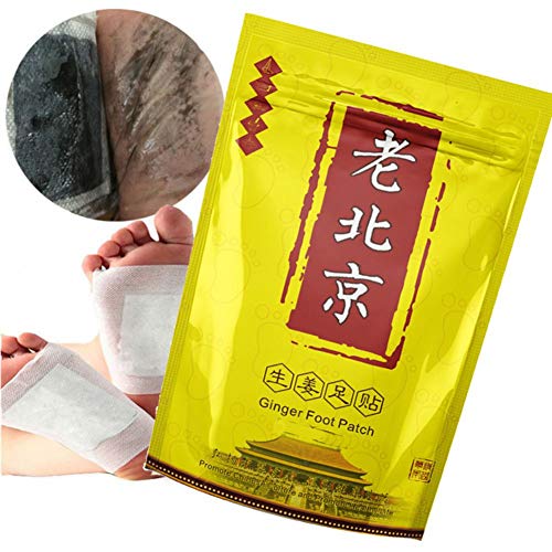 Product Cover 20 Pcs Anti-Swelling Ginger Foot Pads For Promote Blood Circulation & Metabolism, Pain & Tiredness Relief, Good Sleep