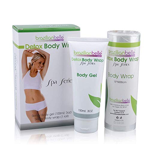 Product Cover Detox Body Wrap Skinny Body gel Skinny - Contouring Wraps to Get Rid of Belly Fat and Visibly Reduces the appearance of Cellulite and Stretch Marks- Includes Free Diet Plan
