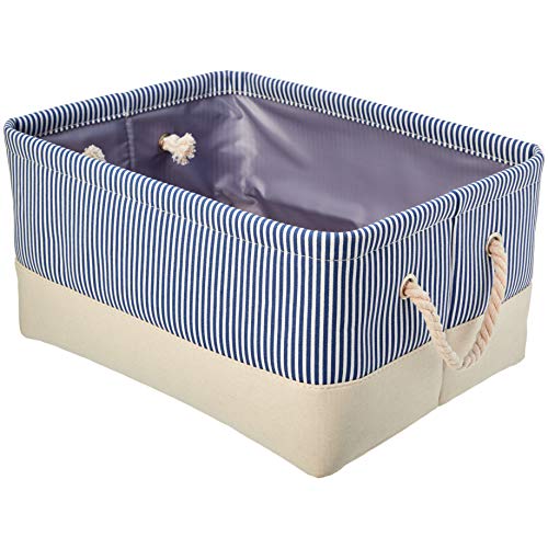 Product Cover AmazonBasics Fabric Storage Basket Container with Rope Handles, Medium