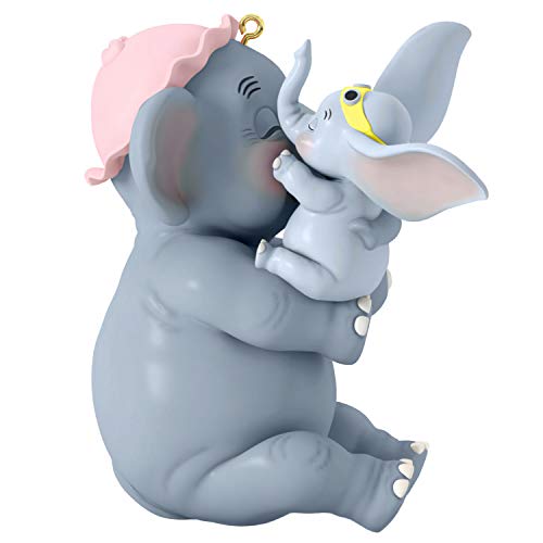 Product Cover Hallmark Keepsake Christmas Ornament 2019 Disney Mother's Day Gift Mine Porcelain, Baby Dumbo