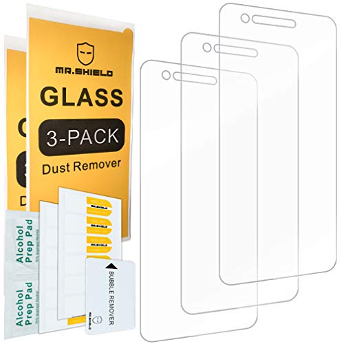 Product Cover Mr.Shield [Tempered Glass] Screen Protector for LG Phoenix 4 [Japan Glass with 9H Hardness] [3-Pack] Screen Protector with Lifetime Replacement