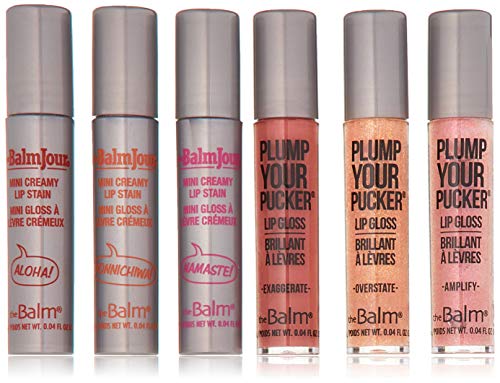 Product Cover theBalm Mini Lip Gloss Kit Vol 2, Ultra-Moisturizing, Lightweight, Hydrating, Set of 6