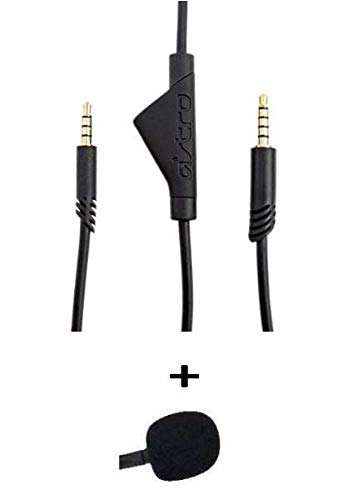 Product Cover Astro 2.0m A40 TR Inline Mute Talkback Audio Cable Cord Free IENZA Mic Foam Value Pack Compatible Xbox One, Playstation 4 PS4, Switch Most Smartphones