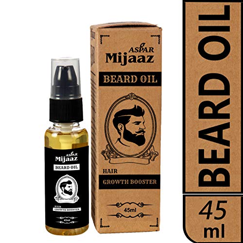 Product Cover MIJAAZ beard oil men for hair growth Pure Natural Paraben Free Beard Oil - 45ml