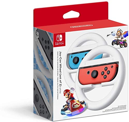 Product Cover Nintendo Joy-Con Wheel (Set of 2) - White - Switch
