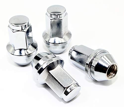 Product Cover Set of 24 Veritek 14x2.0mm 13/16 Hex 2 Inch Chrome OEM Factory Style Large Acorn Seat Lug Nuts for Ford F-150 Expedition Lincoln Navigator Factory Wheels