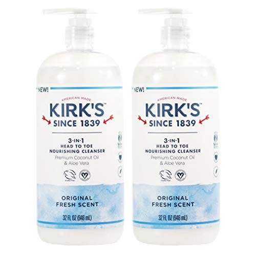 Product Cover Kirk's 3-in-1 Head to Toe Nourishing Cleanser, 32 fl oz (Original Fresh, 2)