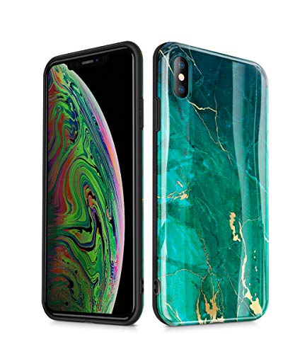 Product Cover GVIEWIN Marble iPhone Xs Case/iPhone X Case, Ultra Slim Thin Glossy Soft TPU Rubber Gel Phone Case Cover Compatible iPhone X/iPhone Xs 2018, 5.8