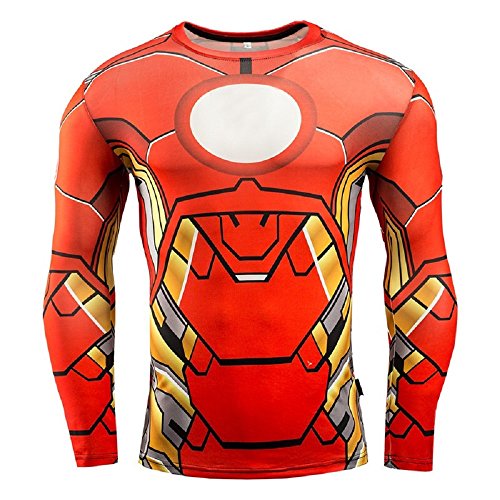 Product Cover Cosfunmax Thanos Shirt Super Hero Compression Sports Shirt Men's Fitness Tee Gym Tank Top XXL