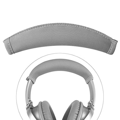 Product Cover Linkidea Headband Protector, Compatible Bose QuietComfort QC35, QC25, QC15 Headphones Replacement Headband Cover/Replacement Headband Cushion Pad Repair Parts/Easy DIY Installation (Gray)