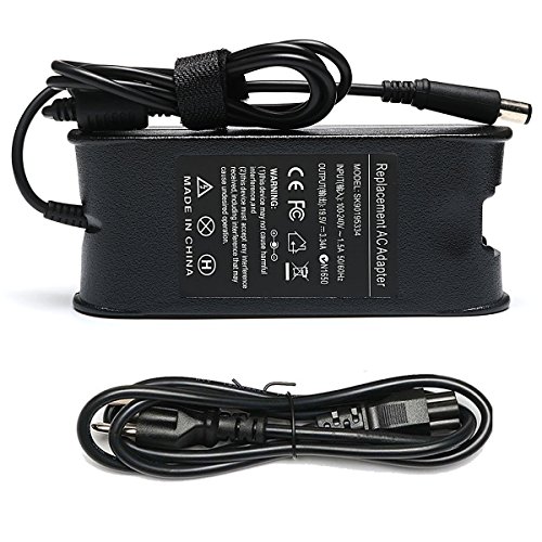 Product Cover 65W AC Adapter Laptop Charger Compatible for Dell Latitude E6430 E6230 E6320 E6410 E6420 7480 7280 5480 E7470 E7450 E7440 E5470 Charger Power Supply Cord 09RN2C 9T215 7W104 5U092 XD733 Charger