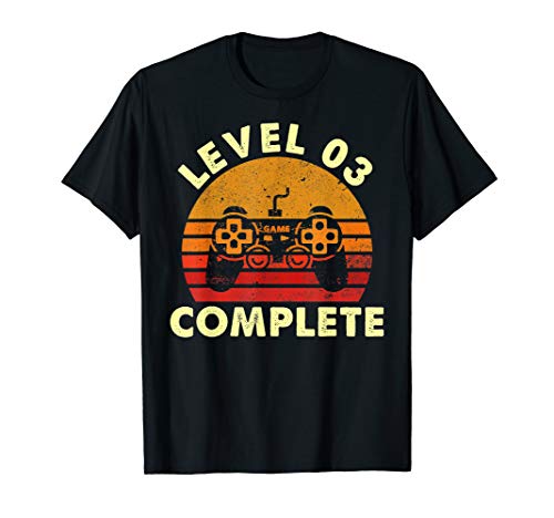 Product Cover Level 3 Complete Vintage T-Shirt Celebrate 3rd Wedding