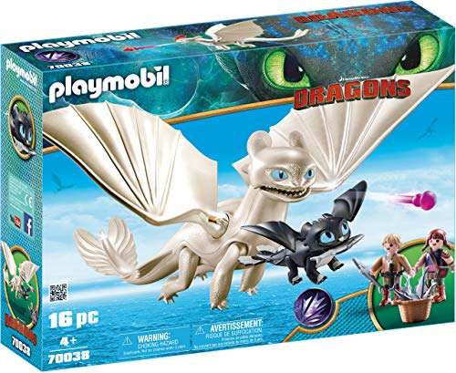 Product Cover PLAYMOBIL How to Train Your Dragon III Light Fury with Baby Dragon & Children