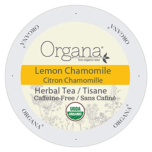 Product Cover Organa Fine USDA Organic Gourmet Tea Single Serve Pods (2.0) (Lemon Chamomile, 24 Count Box)