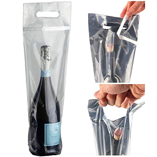 Product Cover Wine Bottle Doggy Bag - 50 Pack: Travel Bags for Wines compliant with Merlot to go laws