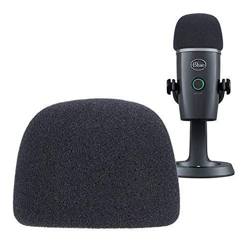 Product Cover YOUSHARES Yeti Nano Microphone Foam Windscreen - Mic Wind Cover Pop Filter Foam Cover, Professional Customized for Blue Yeti Nano