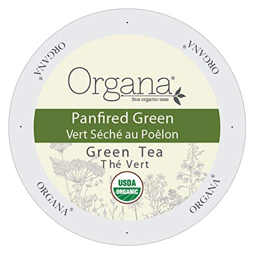 Product Cover Organa Fine USDA Organic Gourmet Tea Single Serve Pods (2.0) (Panfired Green Tea, 24 Count Box)