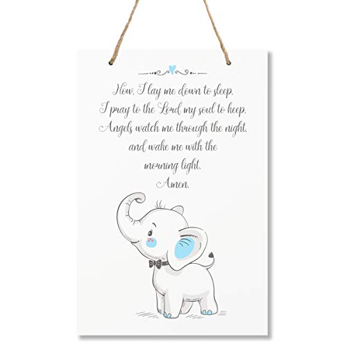 Product Cover LifeSong Milestones Elephant Wall Decor Decorations signs for Kids, Bedroom, Nursery, Hallways, Baby's Boys and Girls room, Toddlers size 8