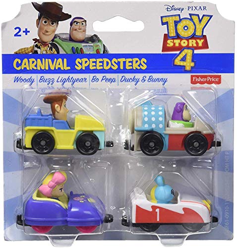 Product Cover Toy Story Fisher-Price Disney Pixar 4 Carnival Speedsters