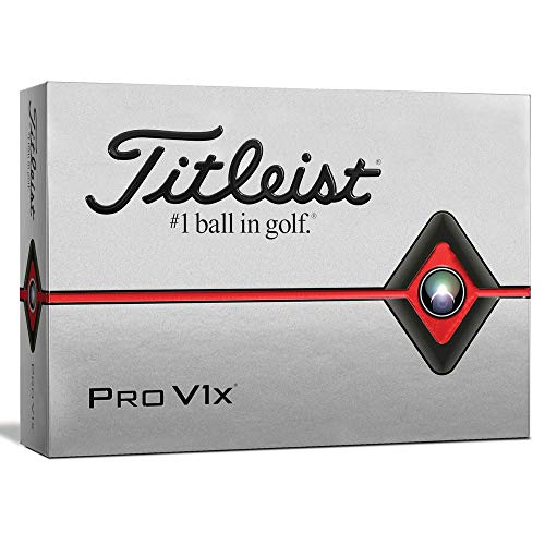 Product Cover Titleist Pro V1x Golf Balls, White, Standard Play Numbers (1-4), One Dozen
