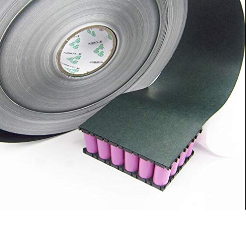 Product Cover 18650 Battery Pack Insulator Gasket,180mm Width 3m Length 0.2mm Thickness Self-Adhesive Cardboard Stickers Insulators Electrical Insulating Adhesive Paper for 18650 26650 32650 AA Battery Pack