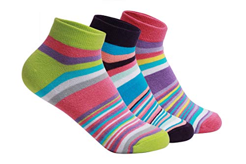 Product Cover Supersox Women's Combed Cotton Sneaker Length Design Socks (Multicolour, Free Size) -Pack of 3