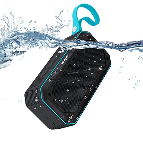 Product Cover Waterproof Bluetooth Speaker,ELEGIANT IPX7 Waterproof Shockproof Portable Wireless Speakers With Built-in Mic,HD Sound and Bass,12 Hours Play Time,TF Card and FM Radio for Outdoors Beach Bike Party