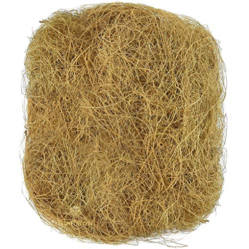 Product Cover SunGrow Coconut Fiber, 1.5-Ounce, Comfortable Bedding for Small Birds and Animals, Nest Material, Great for Nest Building and Hideouts