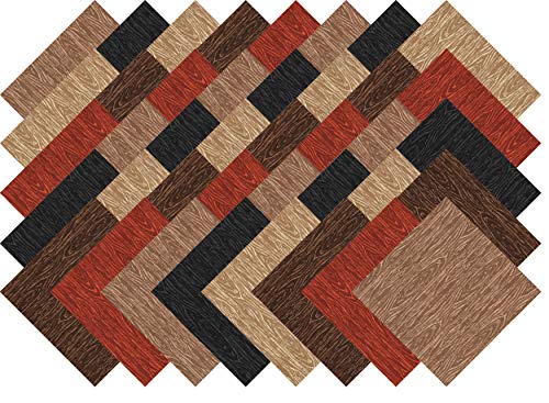 Product Cover Rust Brown Blender Collection 40 Precut 5-inch Quilting Fabric Squares Charm Pack