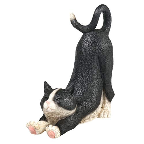 Product Cover What On Earth Cat Mobile Phone Holder - Sculpted Resin Kitty Shaped Cellphone Stand - 6