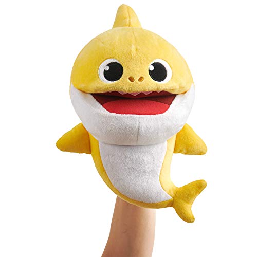 Product Cover WowWee Pinkfong Baby Shark Official Song Puppet with Tempo Control - Baby Shark - Interactive Preschool Plush Toy