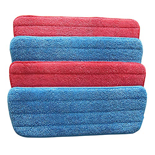 Product Cover Stuff Microfiber Spray Mop ReplacementCleaning Pad for Wet/Dry Mops Compatible with Floor Care System (Pack of 4) 。 By Pan source