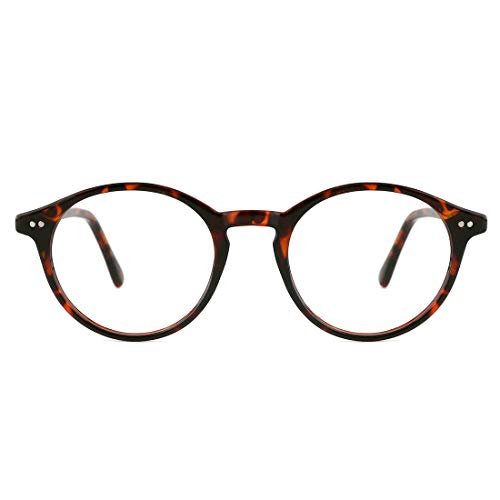 Product Cover TIJN Blue Light Blocking Glasses Men Women Vintage Thick Round Rim Frame Eyeglasses