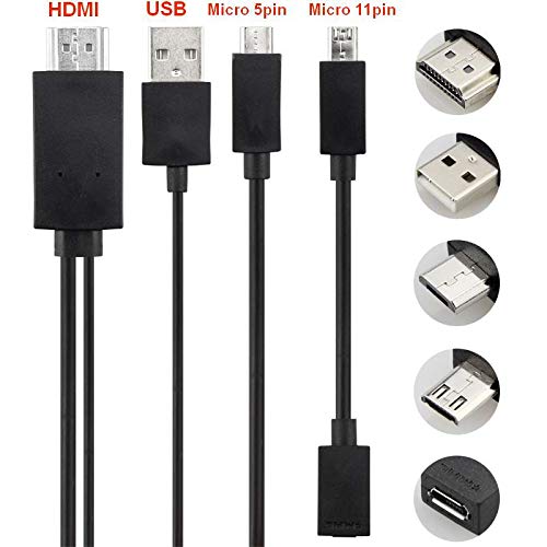Product Cover Micro USB to HDMI Cable（6.5FT), USB to HDMI for All Android cellphones,Samsung Galaxy S2,S3,S5,Note 2,Note 4,Nexus,Note 5.3