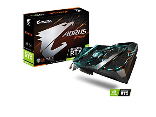 Product Cover Gigabyte AORUS GeForce RTX 2080 Ti Xtreme 11G Graphics Card, 3X Stacked Windforce Fans, 11GB 352-bit GDDR6, Gv-N208TAORUS X -11GC Video Card