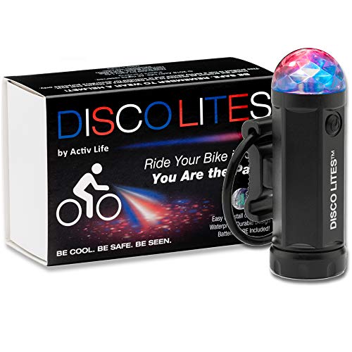 Product Cover Activ Life Disco Bike Lights - Comes in 4 Great Pattern & Color Choices - with Batteries Included! Get 100% Brighter and Visible from All Angles for Ultimate Safety & Style!