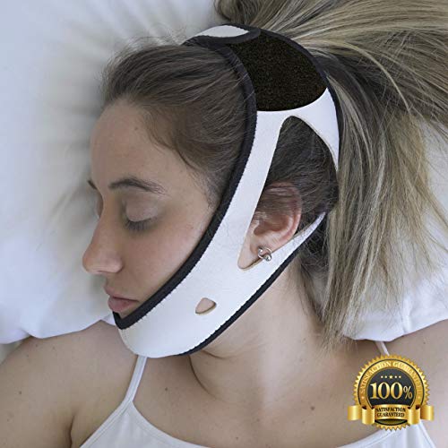Product Cover PrimeSiesta: Anti Snoring Chin Strap - Snore Stopper & Snoring Solution - Breathable, Flexible & Easily Adjustable with Eversoft Technology (Medium\Large)