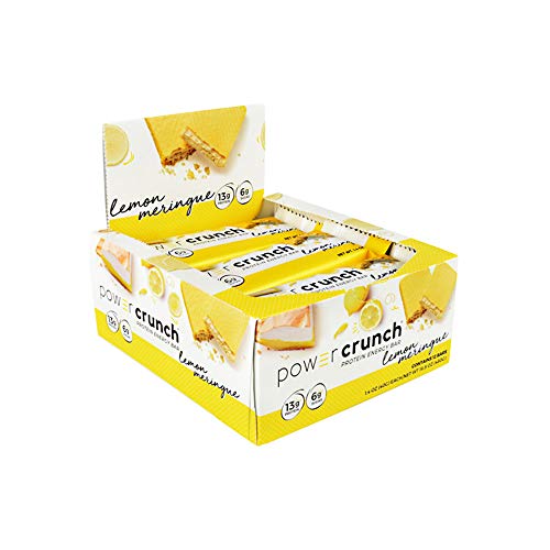 Product Cover Bionutritional Research Group Power Crunch Protein Energy Bar, Lemon Meringue, 12 Count (16.8oz) (480G)