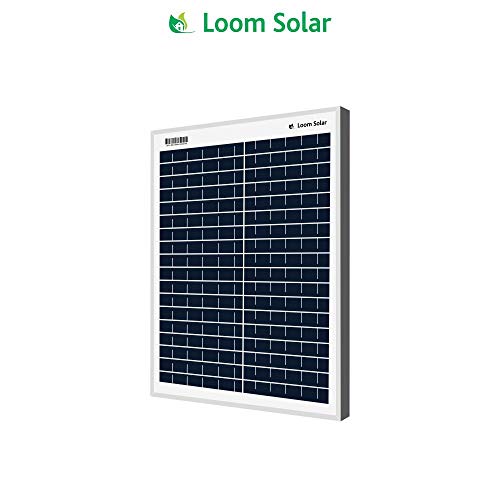 Product Cover Loom Solar 20 Watt - 12 Volt Solar Panel for Home Lighting & Small Battery Charging