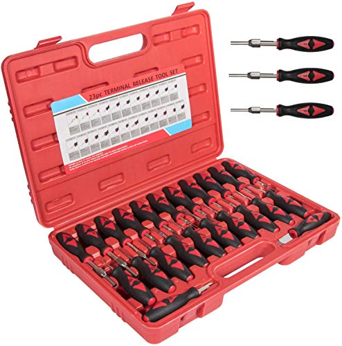 Product Cover Yoursme Universal Terminal Release Tools Set Electrical Connector Removal Kit 23-Piece for American Domestic and Imported Vehicles