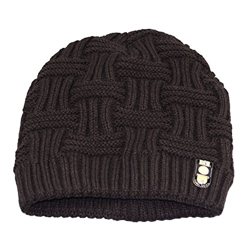 Product Cover Shentesel Stylish Warm Hat Men's Fashion Winter Beanies Bonnet Knitted Hat Soft Solid Braid Warm Cap