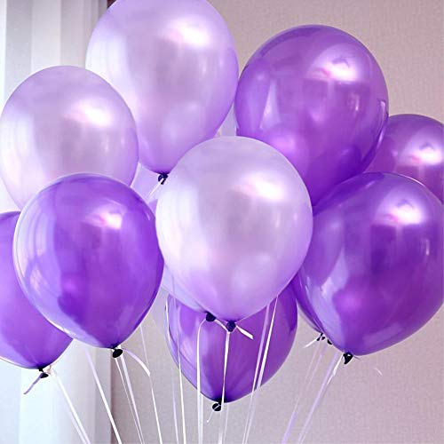 Product Cover 100pcs Balloons Purple & Lavender Mixed Balloons 10