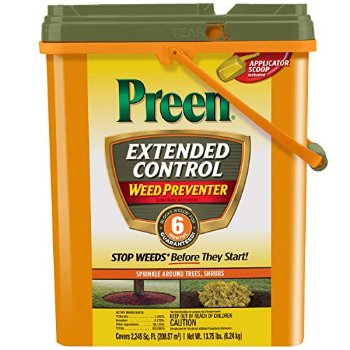 Product Cover Preen 246422 Extended Control Weed Preventer - 13.75 lb. - Covers 2,245 sq. ft.