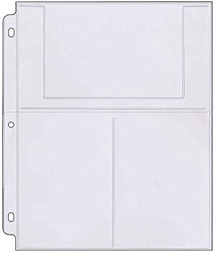 Product Cover PhotoSMART Photo/Postcard Page for 3-Ring Binders - Archival-Safe Plastic - Three 4