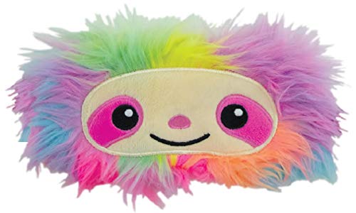 Product Cover iscream Fun, Furry and Colorful Satin-Lined Embroidered Sleepy Sloth Sleep Mask for Girls